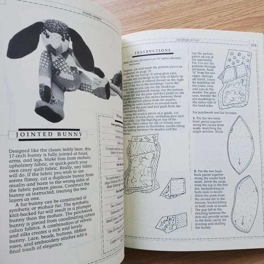 Easy To Make Stuffed Animals & All The Trimmings By Jodie Davis Craft‎ Book